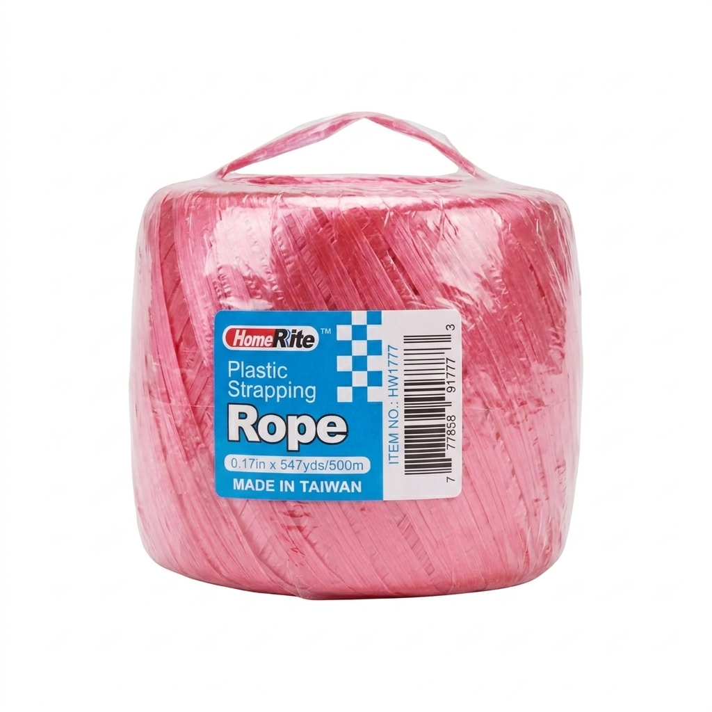 500-Meter Red Nylon Strapping Rope