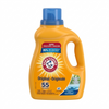 Arm & Hammer laundry detergent bottle on a white background