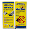 Two packages of Blue-Touch glue traps for mice, rats, and large crawling pests on a white background.