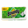 Pack of Bounty napkins with green and yellow design on a white background