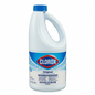 Clorox bleach bottle with blue cap on a white background