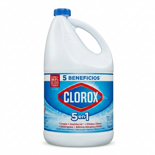 Clorox cleaning solution bottle on a white background