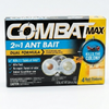 Combat Max 2-in-1 Ant Bait Dual Formula packaging on a white background