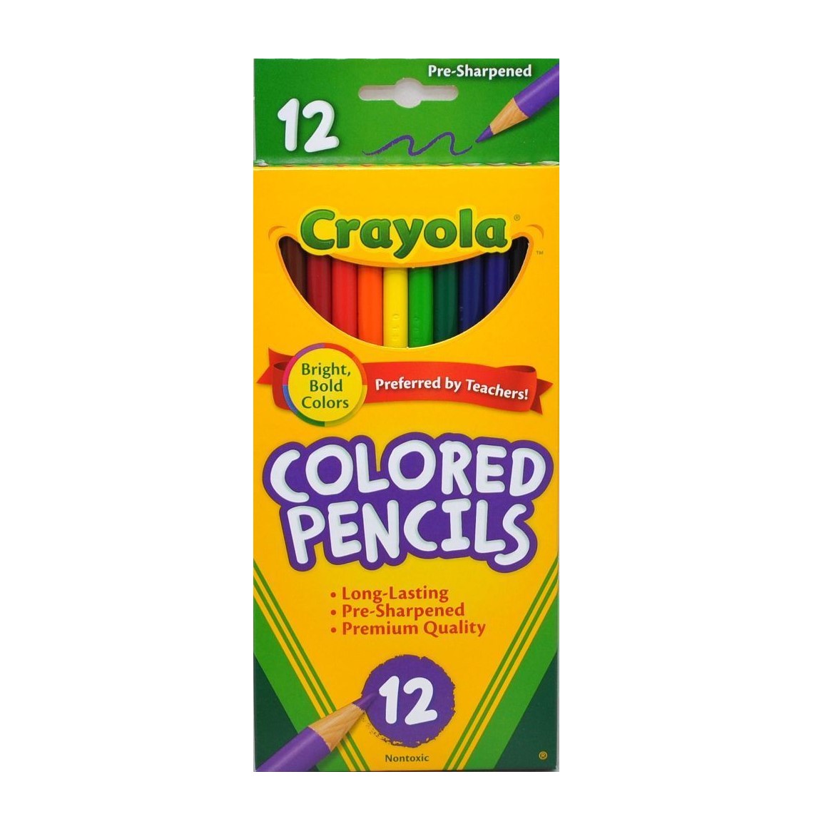 Crayola Pre-Sharpened Colored Pencils (12-Count Box) | Wholesale