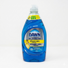 Bottle of Dawn Ultra Concentrate Platinum dish soap on a white background