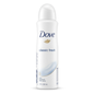 Dove classic fresh deodorant spray on a white background