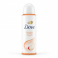 Dove fruity fresh deodorant bottle on a white background