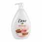 Dove relaxing care body wash bottle on a white background