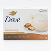 Dove pampering beauty bar packaging on a white background
