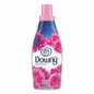 Downy Aroma Floral fabric softener bottle with pink flowers on a white background