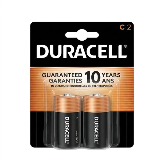 Duracell Coppertop C Alkaline Batteries, 2-Pack, Wholesale