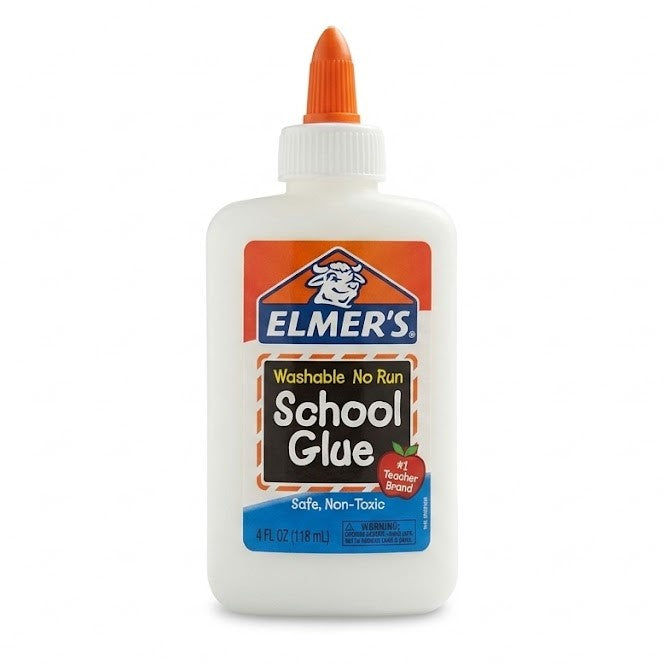 Elmer's Washable No-Run Liquid School Glue (4 fl oz / 118 mL) - Non-Toxic Craft Adhesive | Wholesale