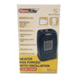 HomeRite Oscillating Fan-Forced Ceramic Space Heater (750W / 1500W) - Adjustable Thermostat & Carry Handle | Wholesale
