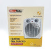 HomeRite Compact Fan-Forced Space Heater (750W / 1500W) - Adjustable Thermostat & Carry Handle | Wholesale