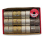 Christmas Decorative Wired Ribbon Spools (1.5" x 3 Yards) | Wholesale