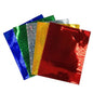 Large Holographic Metallic Foil Gift Bags with Handles, Assorted 5 Colors (13" x 10" x 5") - Wholesale