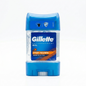 Gillette antiperspirant gel container on a white background