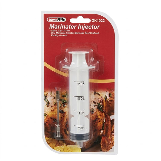 HomeRite 2 oz Meat & Poultry Marinade Injector Syringe with Needle, Wholesale