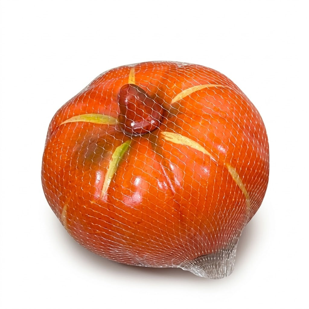 PartyRite 6.4" Large Artificial Orange Thanksgiving Pumpkin Decoration | Wholesale