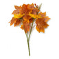 Partyrite 12.5" Artificial Autumn Sunflower & Maple Leaf Floral Spray Picks | Wholesale