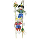 PartyRite 36" Harvest Day Dual Scarecrow Climbing Ladder, 18" x 14" Autumn Figures, Wholesale