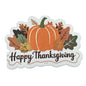 9" x 12" Happy Thanksgiving Pumpkin & Autumn Leaf Foam Hanging Sign - Harvest Wall Decor, Wholesale