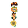 8" x 24" Happy Turkey Day 4-Tier Vertical Foam Hanging Wall Decor - Owl & Sunflower Banner, Wholesale