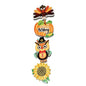8" x 24" Happy Turkey Day 4-Tier Vertical Foam Hanging Wall Decor - Owl & Sunflower Banner, Wholesale
