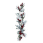 6' Frosted Artificial Christmas Garland with Pinecones, Red Berries & Glitter Snowflakes | Wholesale