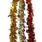 7ft Chinese New Year Metallic Foil Tinsel Garland with Fortune Coin Motifs - Assorted Colors | Wholesale