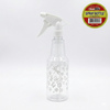 Clear spray bottle with floral patterns on a white background, featuring a HomeRite label.