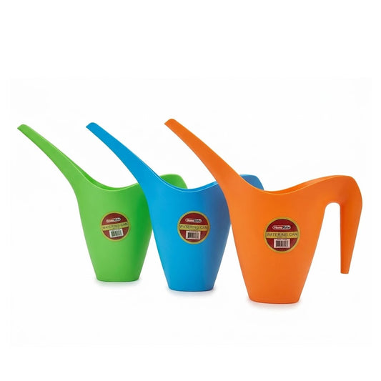 HomeRite 0.5 Gallon Plastic Indoor & Outdoor Garden Watering Cans with Long Spout (Assorted Colors) | Wholesale