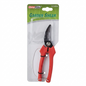 Red garden bypass pruner shear in packaging with Home Rite branding on a white background
