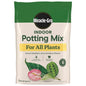 Bag of Miracle-Gro Indoor Potting Mix on a white background
