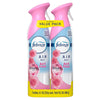 Two bottles of Febreze Air Mist April Fresh with Downy Scent on a white background