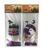 PartyRite 5" x 11" Halloween Cellophane Candy Bags with Twist Ties, 20-Count Pack, 4 Assorted Designs, Wholesale