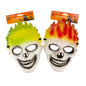 Partyrite Flaming Skull Halloween Masks, 2 Assorted Colors, Wholesale