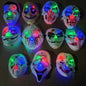 PartyRite Halloween Costume Masks, Multi-Color LED Lights, Assorted Horror Styles, Wholesale