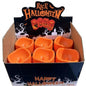 PartyRite 4.5" Flameless LED Halloween Pillar Candles, Batteries Included, Assorted Spooky Designs, Wholesale