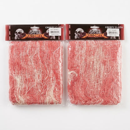 Partyrite Halloween Creepy Cloth Decorative Gauze, 30" x 72", 4 Assorted Colors, Wholesale