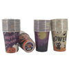 PartyRite 9 oz Halloween Paper Party Cups, Assorted Spooky Designs, 10 Count, Wholesale