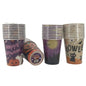 PartyRite 9 oz Halloween Paper Party Cups, Assorted Spooky Designs, 10 Count, Wholesale