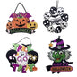 PartyRite 10" x 10" Glitter Foam Core Halloween Hanging Signs, Wholesale