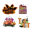 PartyRite 12" x 12" Foam Core Glitter Halloween Hanging Signs, Assorted Designs, Wholesale