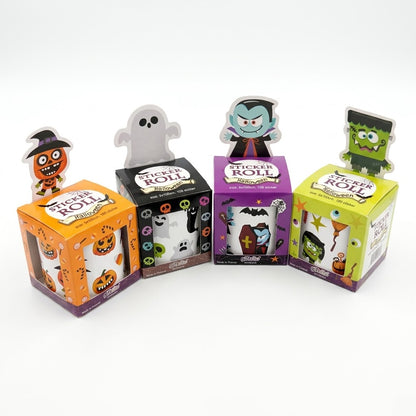Halloween Sticker Roll Box Assortment (40" Length / 1 Meter) | Wholesale