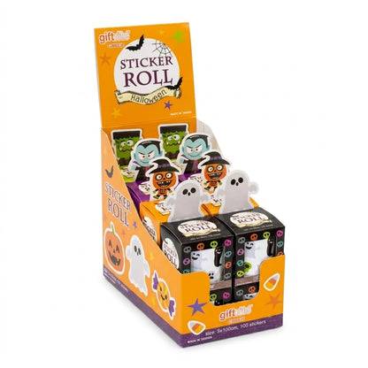 Halloween Sticker Roll Box Assortment (40" Length / 1 Meter) | Wholesale