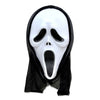 Halloween Screaming Ghost Mask with Fabric Hood (8" x 12.6") | Wholesale