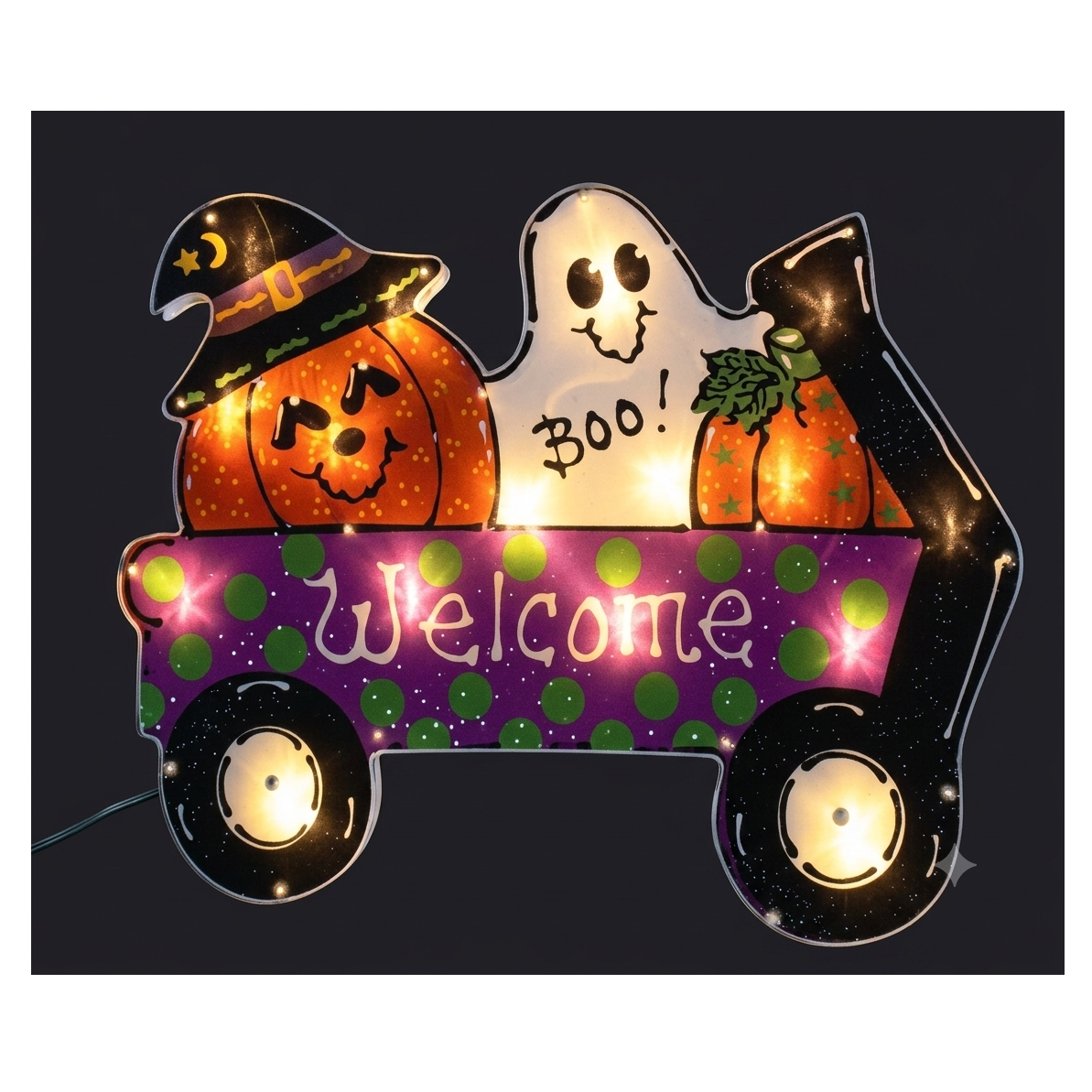 halloween window lighting deocoration