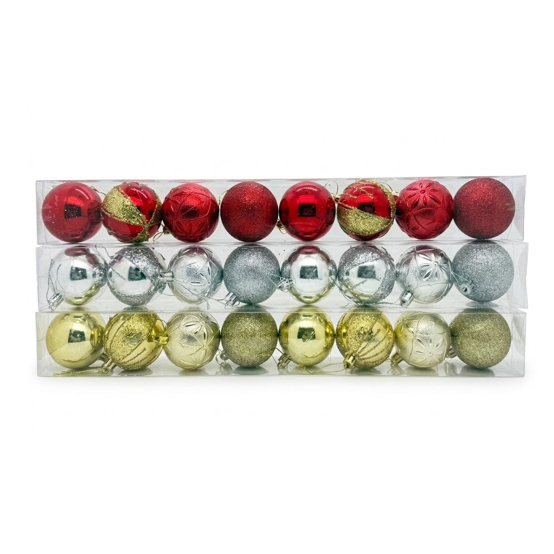 Christmas Tree Decoration Ball Ornaments (2.4" / 60mm, 8-Pack) | Wholesale