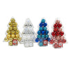 17-Piece Christmas Tree Shape Shatterproof Mini Ball Ornaments Set (2" / 50mm) - 4 Assorted Colors | Wholesale